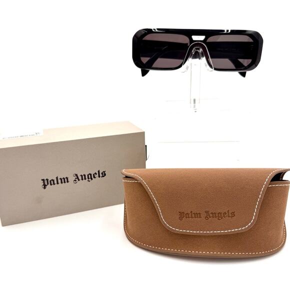 Palm Angels Stunning unisex black luxurious luxury sunnies. 5-A. - Picture 5 of 11